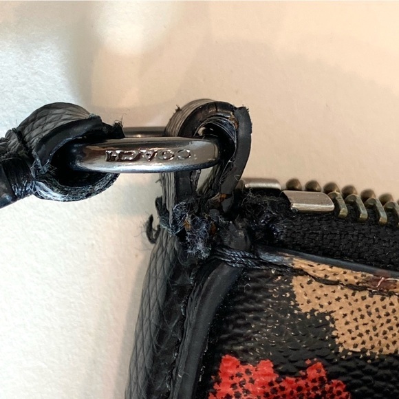 Coach Floral Crossbody Bag with Detachable Side Pouch - Picture 12 of 14